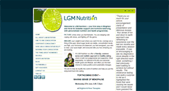 Desktop Screenshot of lgmnutrition.co.uk